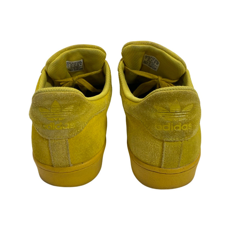 ADIDAS ORIGINALS yellow suede trainers