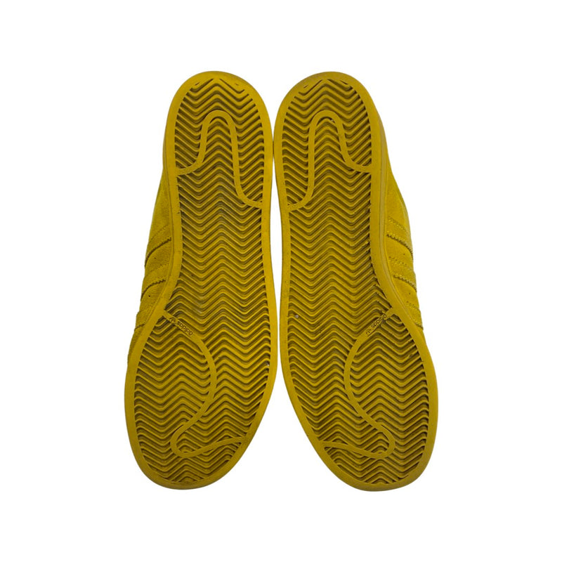 ADIDAS ORIGINALS yellow suede trainers
