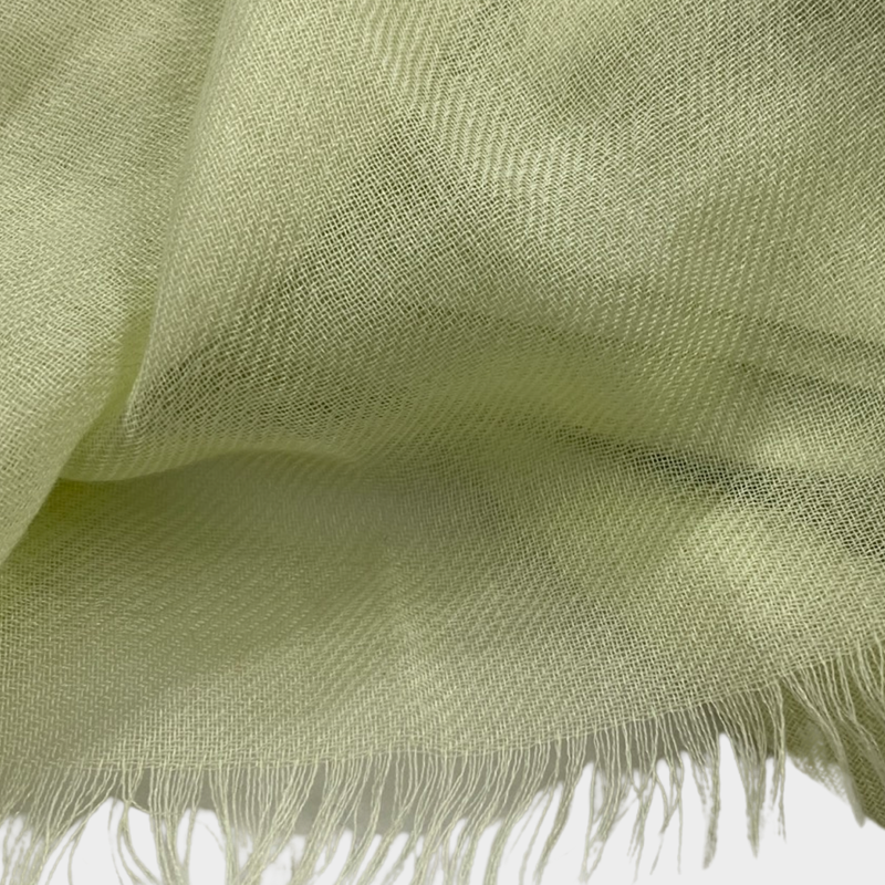 Loro Piana women’s lemon cashmere and silk scarf