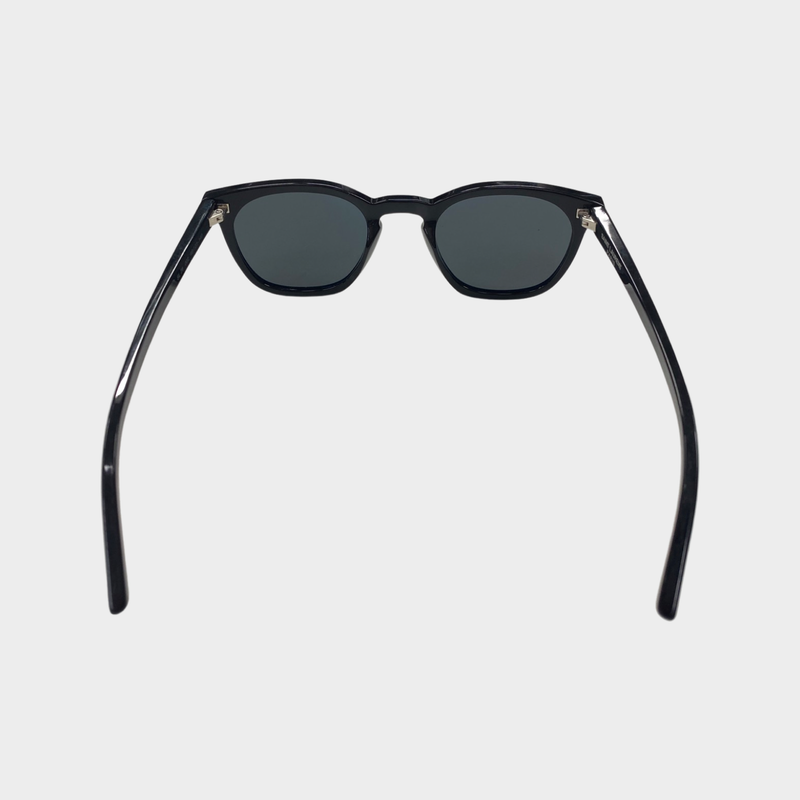 Saint Laurent unisex black round sunglasses