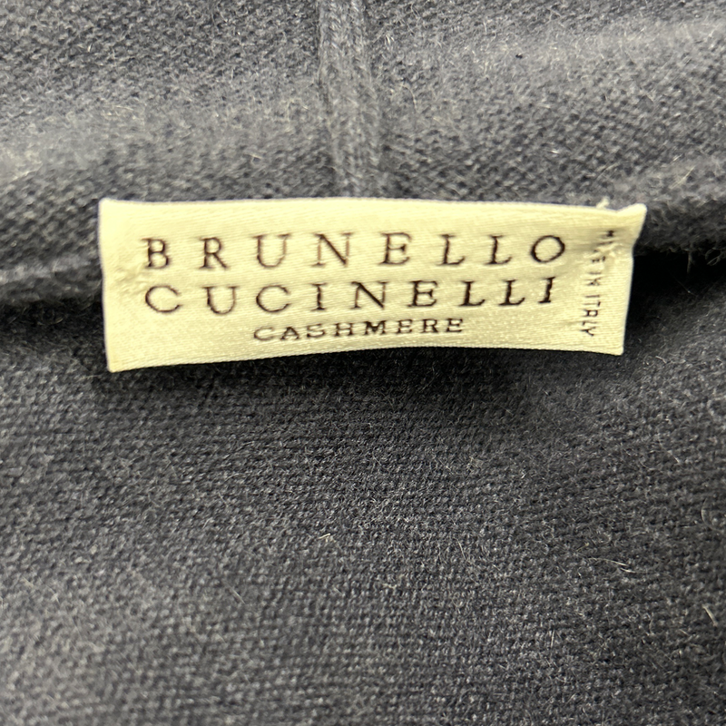 BRUNELLO CUCINELLI purple cashmere hoody