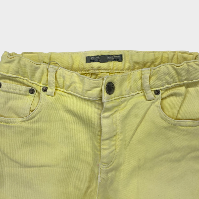 Bonpoint Boy's Yellow Cotton Long Shorts