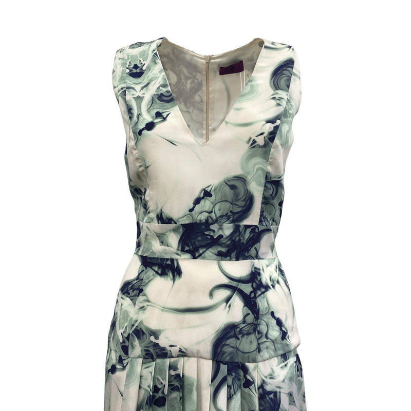 IRFĒ multicolour silk sleeveless dress