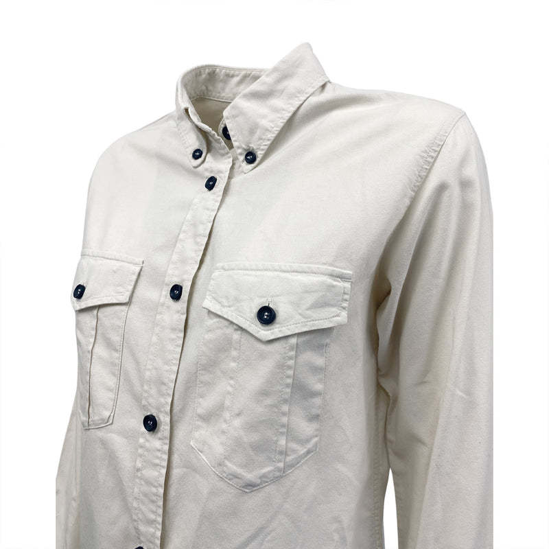 second-hand ISABEL MARANT ecru cotton shirt