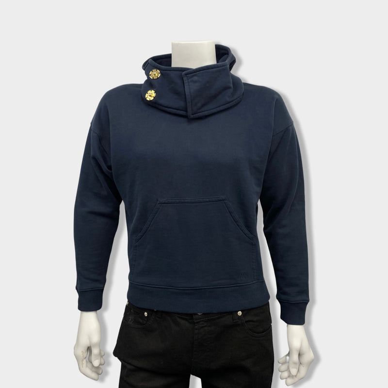 pre-owned J.W ANDERSON navy cotton hoodie | Size S