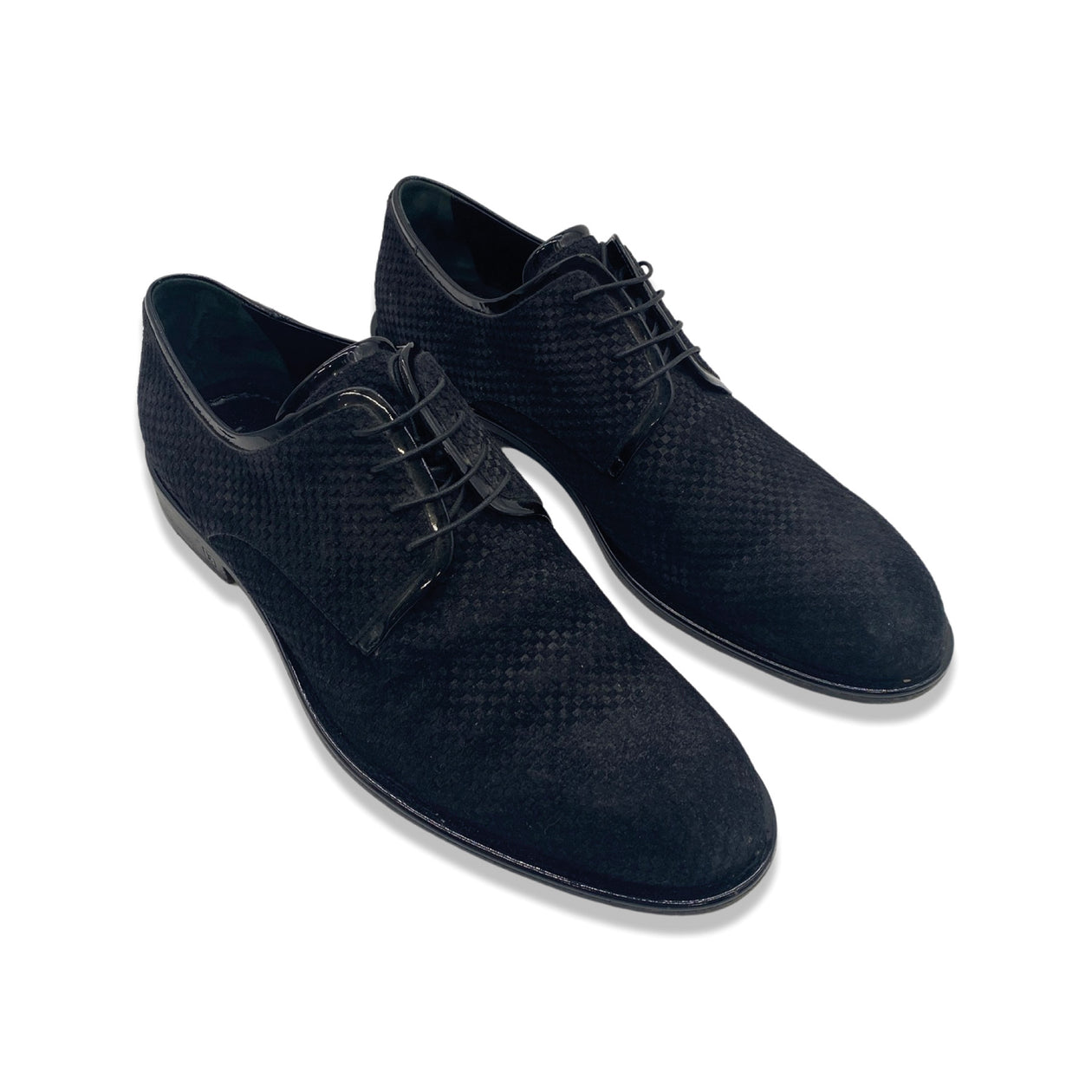 LOUIS VUITTON black suede lace-up loafers – Loop Generation
