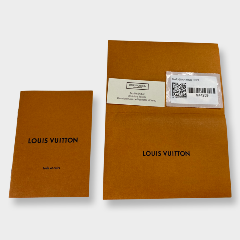 LOUIS VUITTON brown mongram 'marignan' handbag