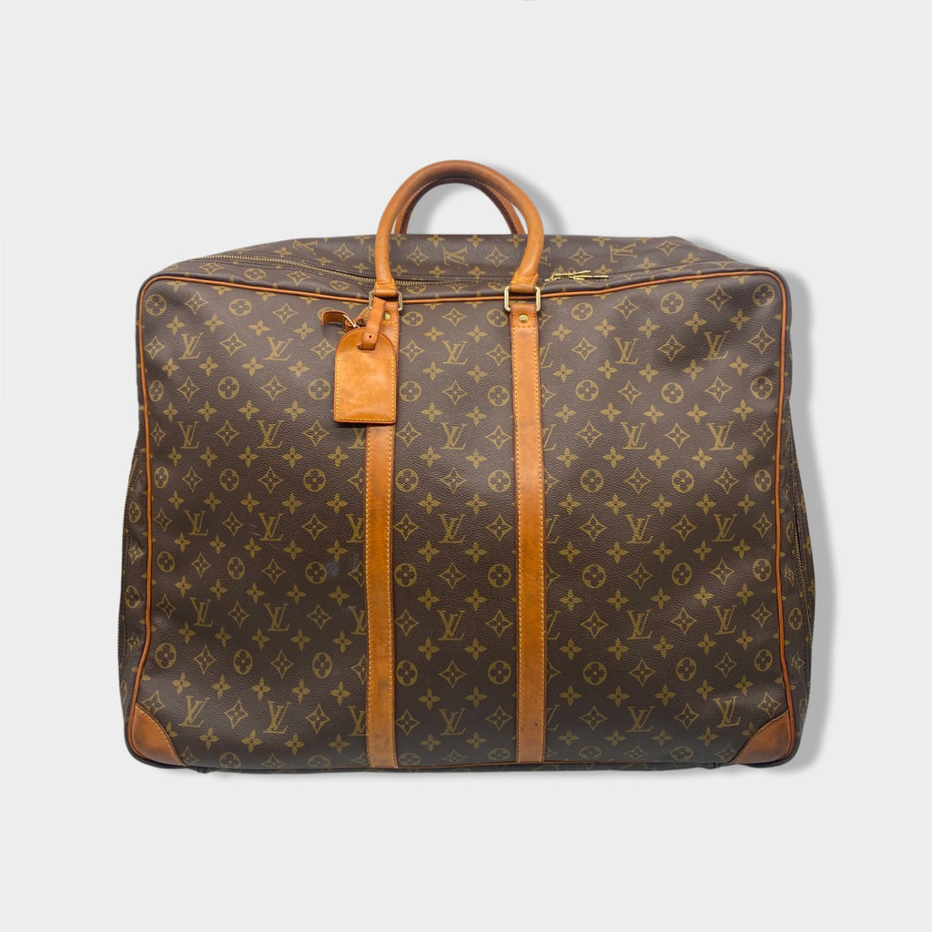 LOUIS VUITTON vintage brown monogram travel bag – Loop