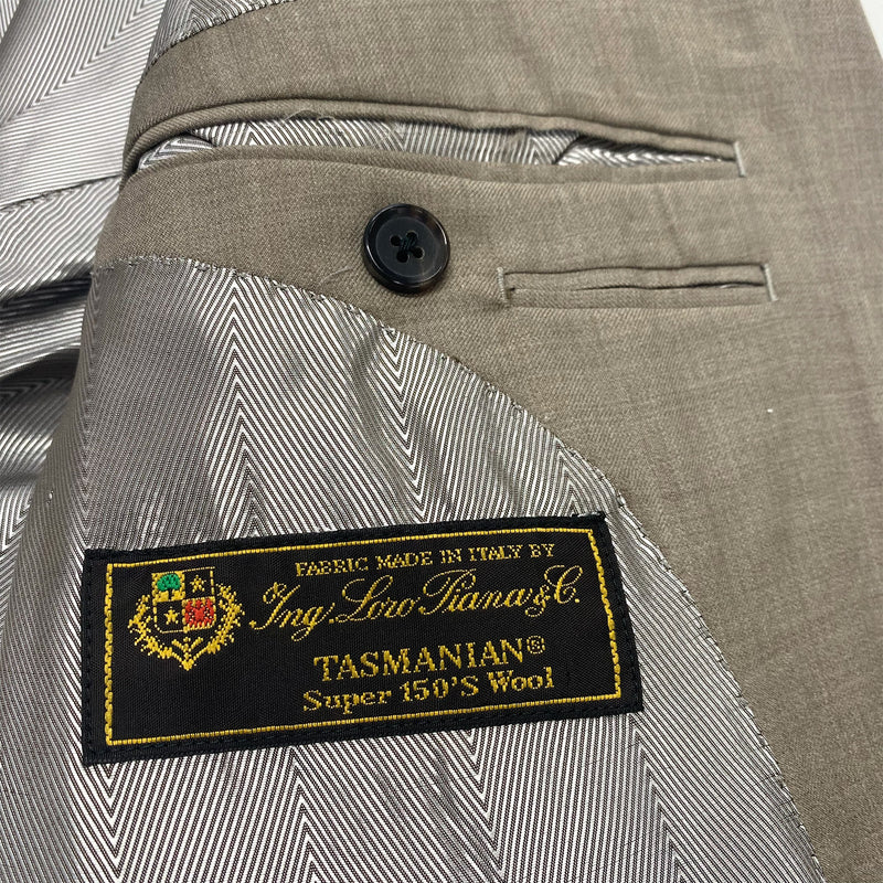 MCCAN BESPOKE grey woolen set of jacket and trousers