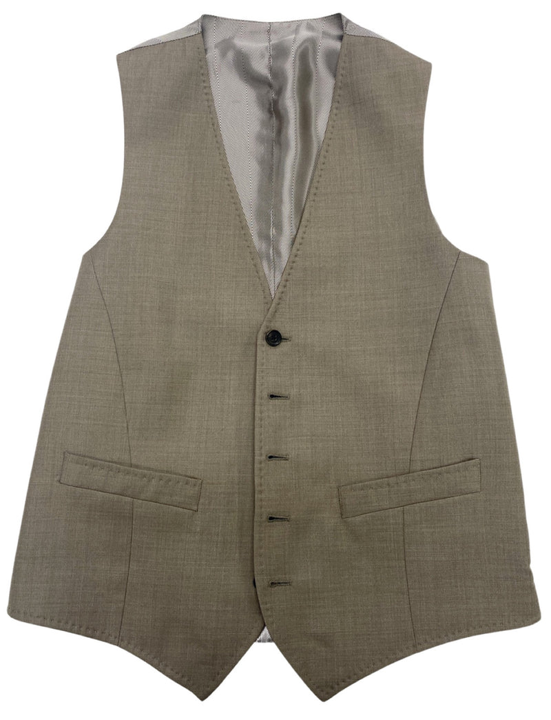 MCCAN BESPOKE grey woolen set of jacket and trousers