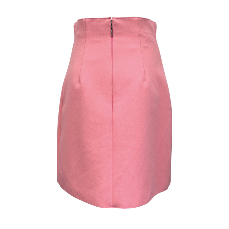 second-hand MGSM bubblegum pink ruffled mini skirt