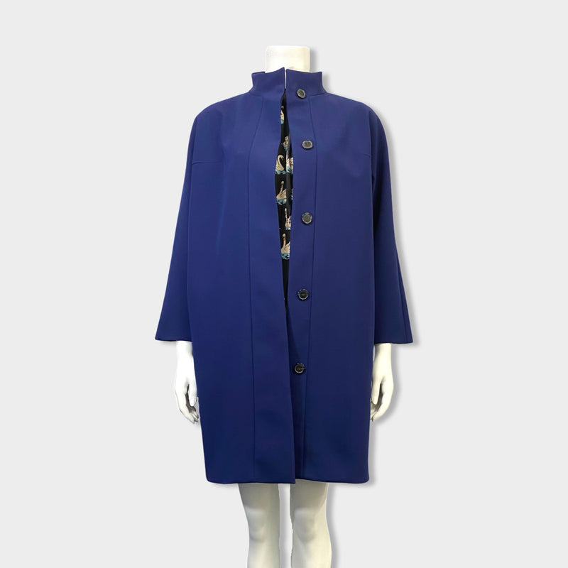 pre-owned MAISON MARGIELA navy coat