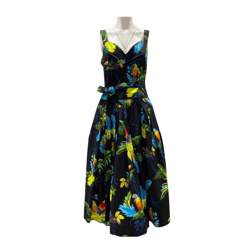 pre-owned MARC JACOBS multicolour cotton floral print dress | Size US6