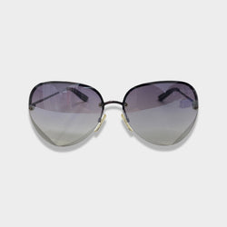 pre-owned MARC BY MARC JACOBS grey and purple sunglasses