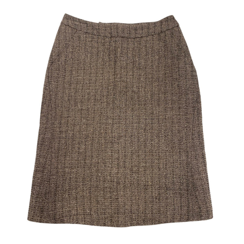 pre-owned MARNI brown woolen skirt | Size IT38