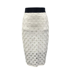 pre-loved MILLY black and white skirt