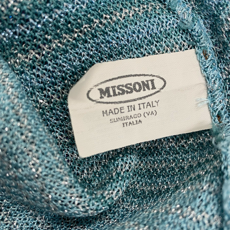 MISSONI MARE blue ombre mesh dress