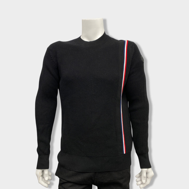pre-owned MONCLER black cotton jumper | Size L