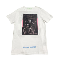 pre-owned OFF-WHITE  MIRROR MIRROR cotton T-shirt | Size S