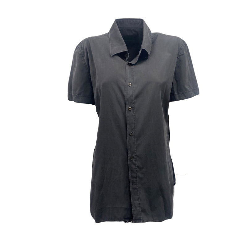 pre-owned PRADA grey cotton shirt | Size 41/16