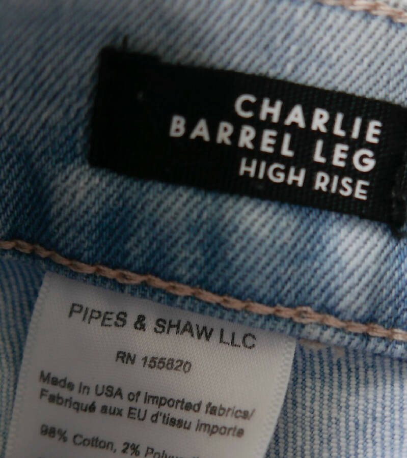 Veronica Beard women's light blue Charlie Barrel jeans
