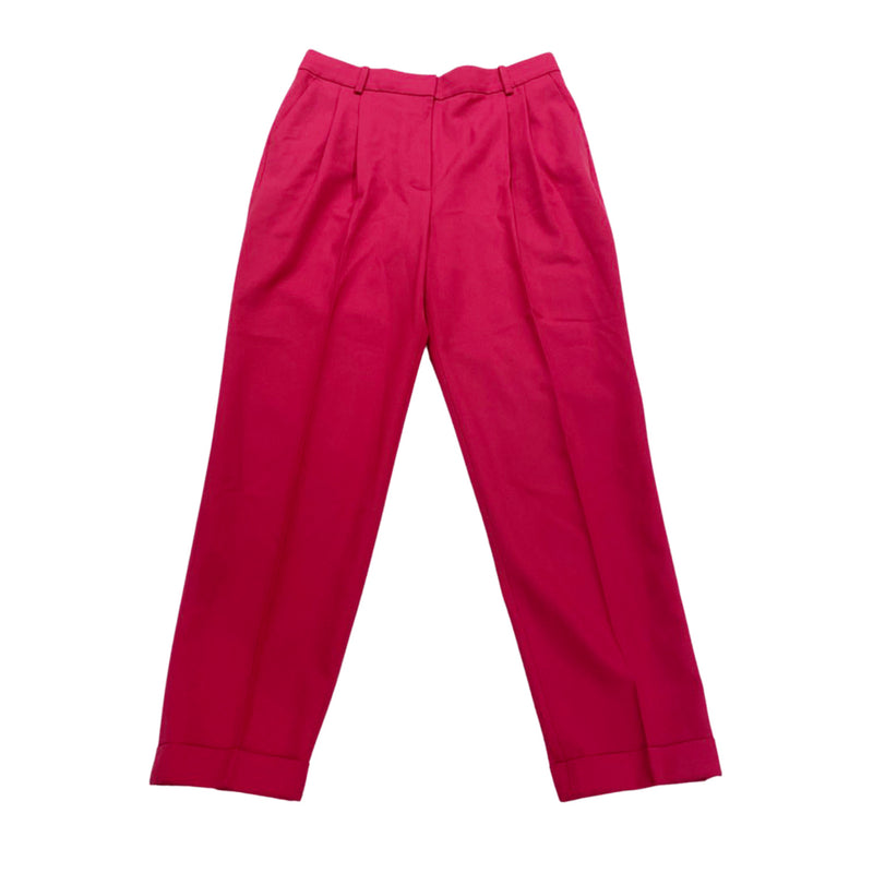 second-hand RACIL fuchsia woolen trousers | Size FR40