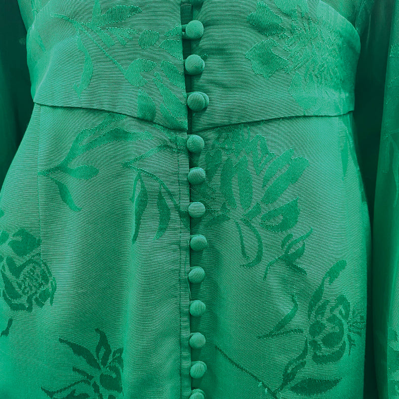 second-hand RAT & BOA green floral dress