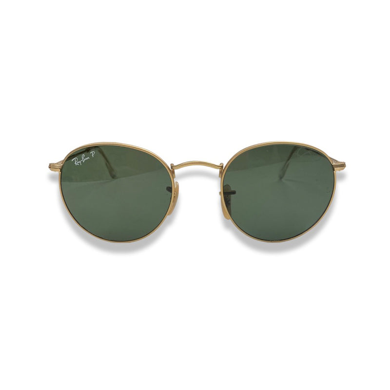 pre-owned RAY-BAN green and gold sunglasses