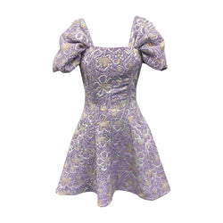 pre-loved ROTATE lilac floral dress