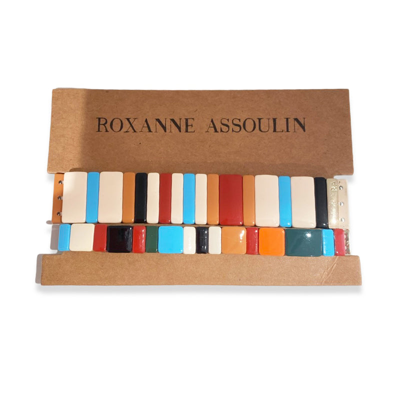 pre-owned ROXANNE ASSOULIN multicolour set of 2 bracelets