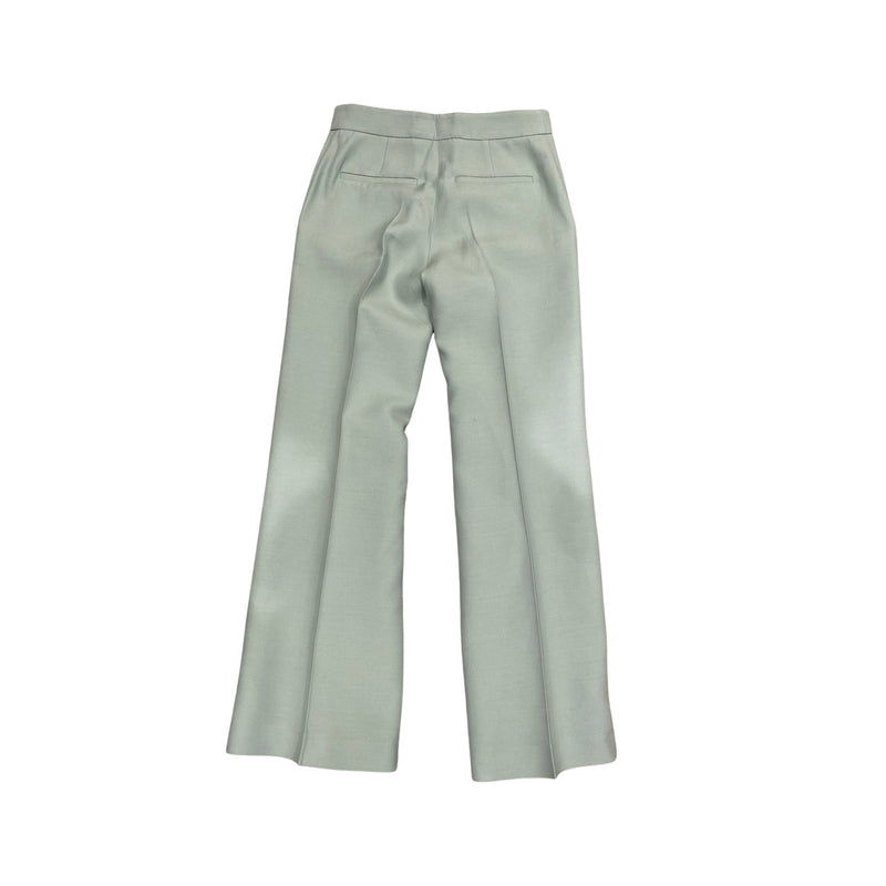 pre-loved Valentino mint green wide-leg trousers | Size IT38