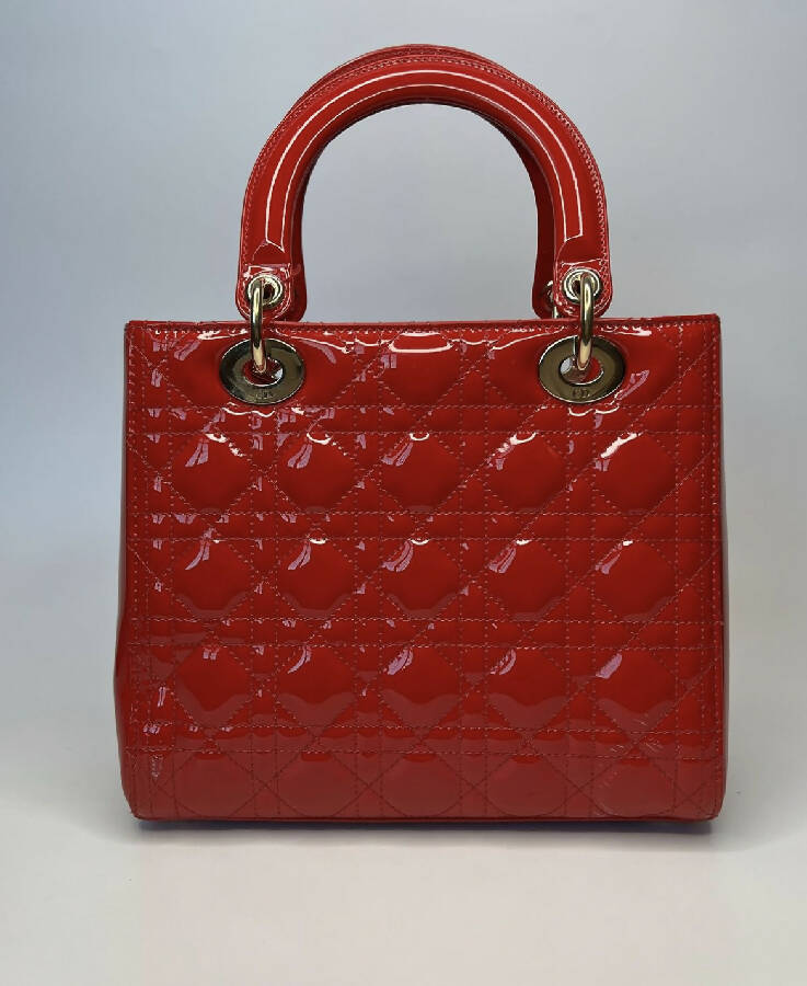 「赤」DIORリボンハート1ロール 赤」DIORリボンハート1ロール F/W 2023 Small Lady D-Joy Bag