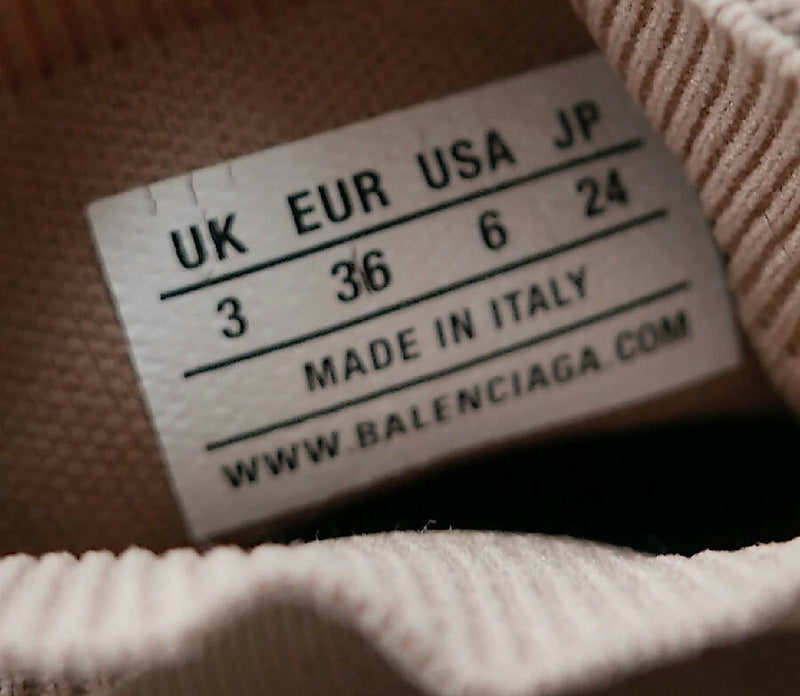 Balenciaga women's beige knitted Speed 2.0 sock sneakers