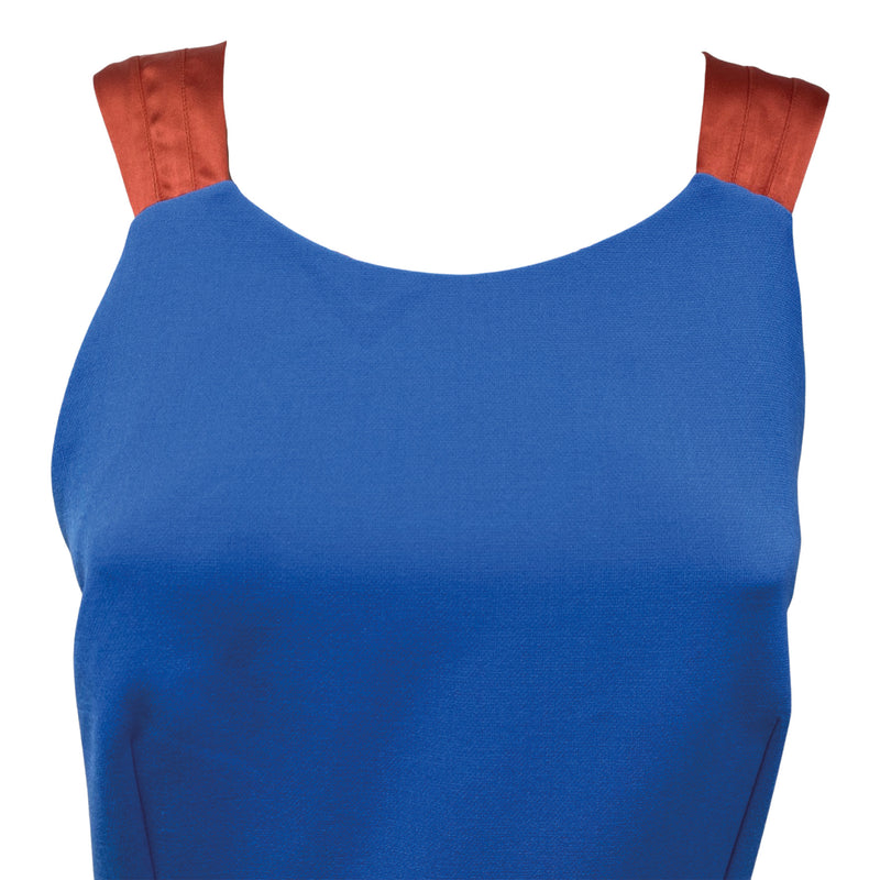 pre-owned TARA JARMON Reno blue dress