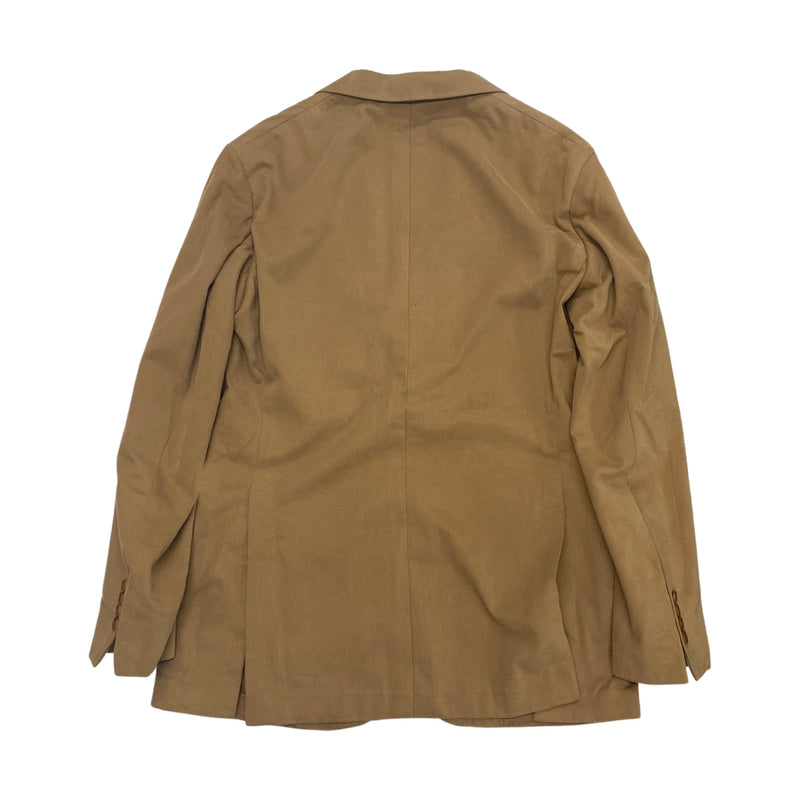 THE ARMOURY camel cotton set of jacket and trousers