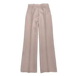 pre-owned VALENTINO baby pink viscose tailored trousers