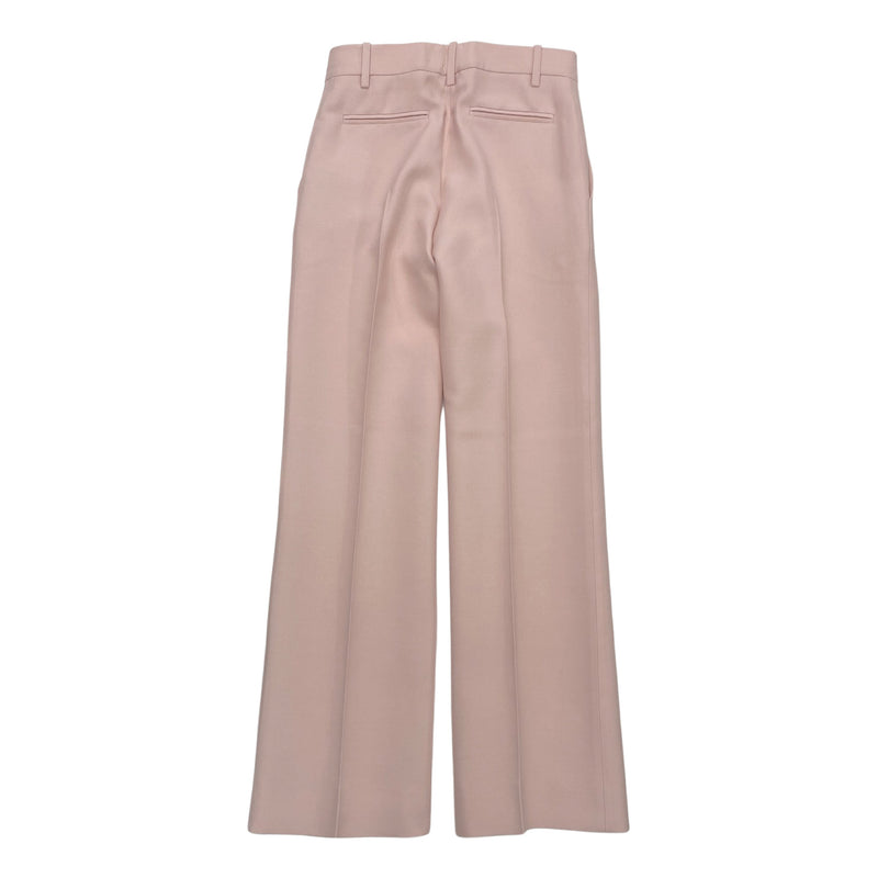 pre-loved VALENTINO baby pink viscose tailored trousers
