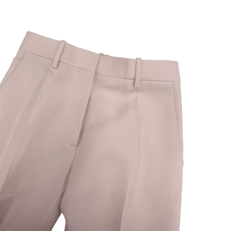 second-hand VALENTINO baby pink viscose tailored trousers