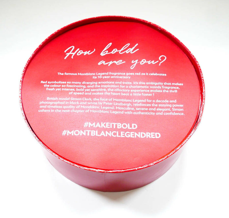 Montblanc Legend Red 10th Anniversary gift set