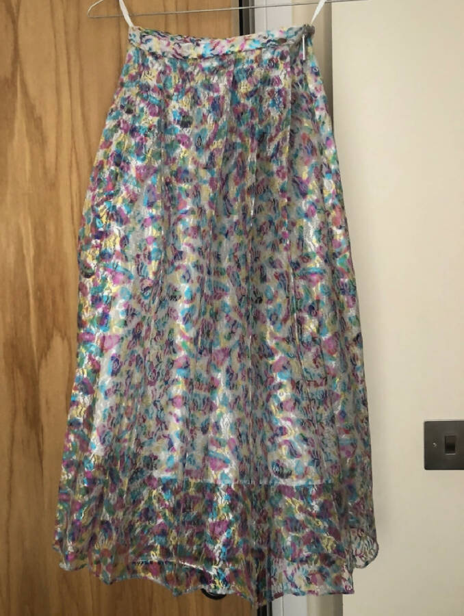 Christopher Kane women's multicoloured lace skirt