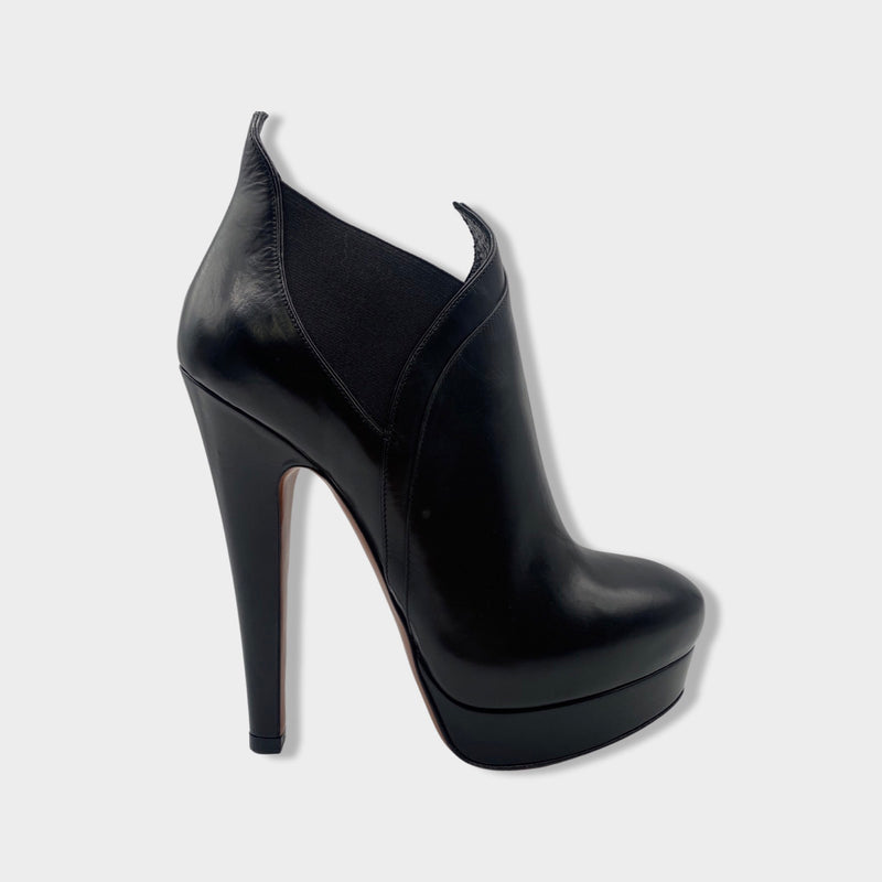 ALAÏA black leather boots