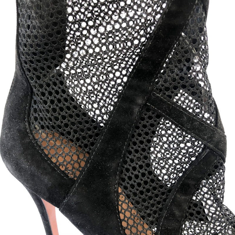 ALAÏA black suede heels