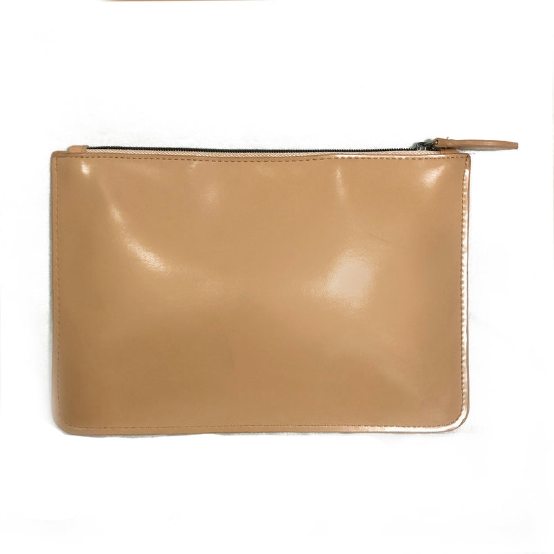 ALAÏA nude leather pouch 