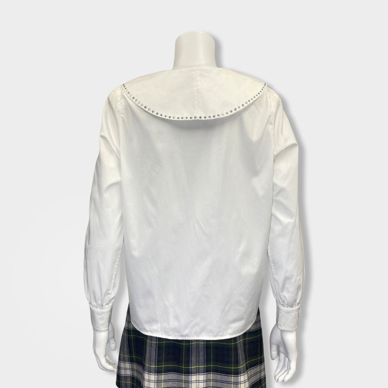 ALESSANDRA RICH white cotton shirt