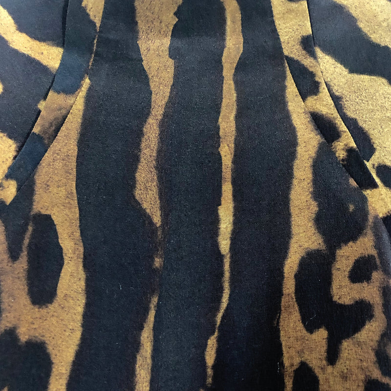 Alexander McQueen animal print gown