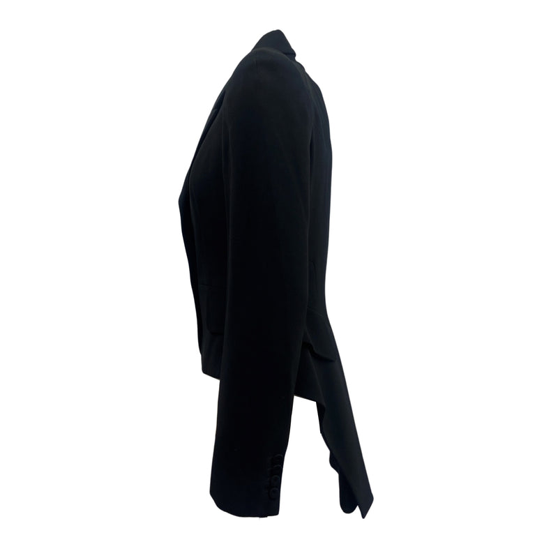 second-hand ALEXANDER MCQUEEN black tuxedo style jacket | Size IT42