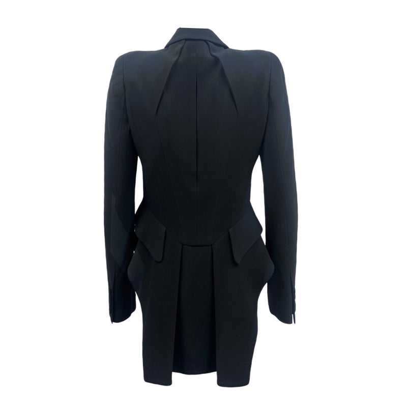 ALEXANDER MCQUEEN black tuxedo style jacket