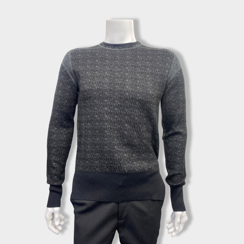 pre-loved ALEXANDER MCQUEEN grey woolen jumper | Size S