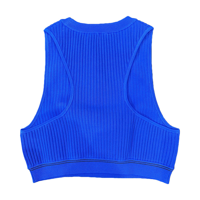 pre-loved T by Alexander Wang Blue Cropped Top