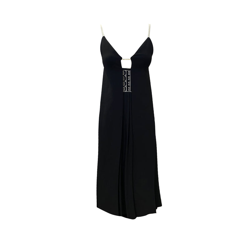 second-hand Alexander Wang mid-length pleated black dress